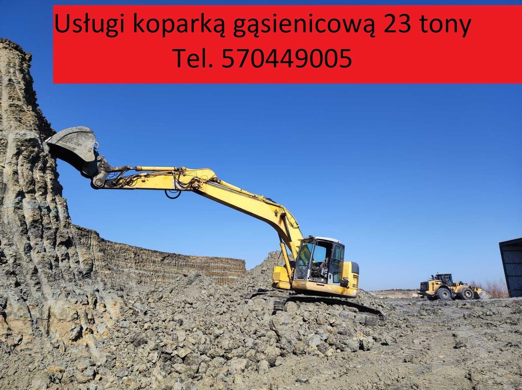 Usługi koparką kołową z Rototilt l Roboty ziemne,Rozbiórki wyburzenia