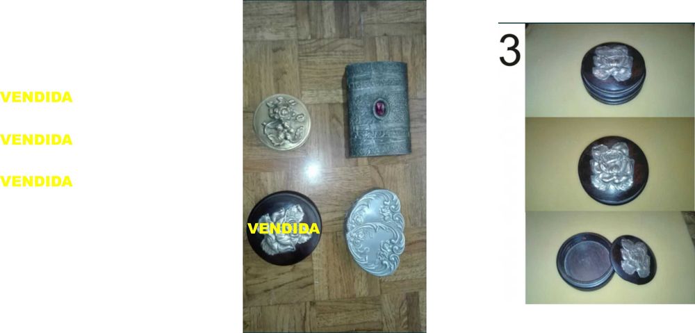Conjunto de caixas.