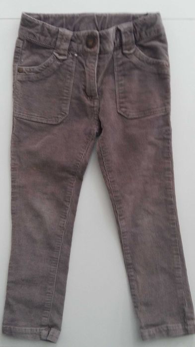spodnie dla dziewczynki 104 3-4 lata sztruksy
 dp 102