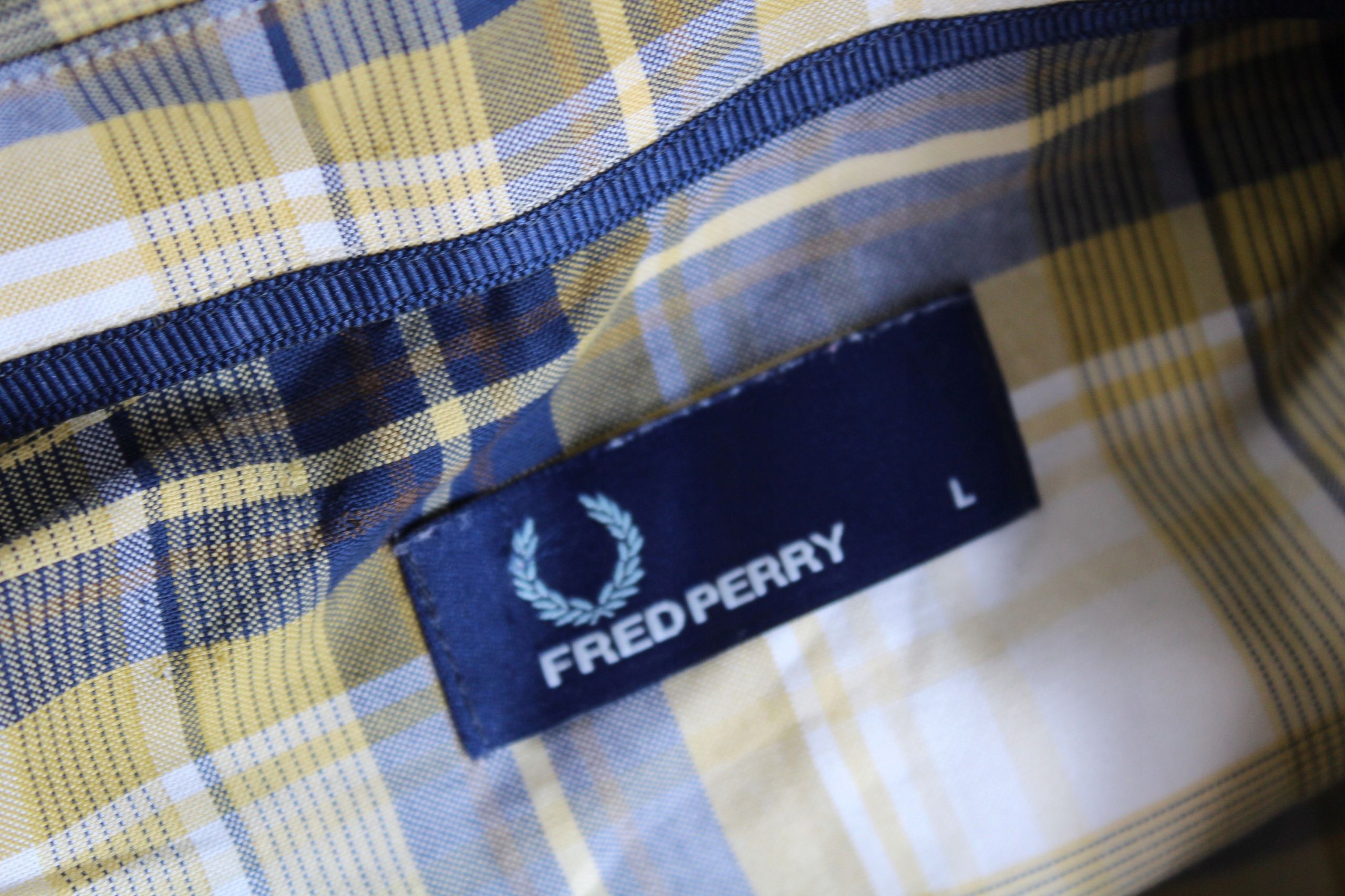 Fred Perry Super Koszula Kratka L Bdb