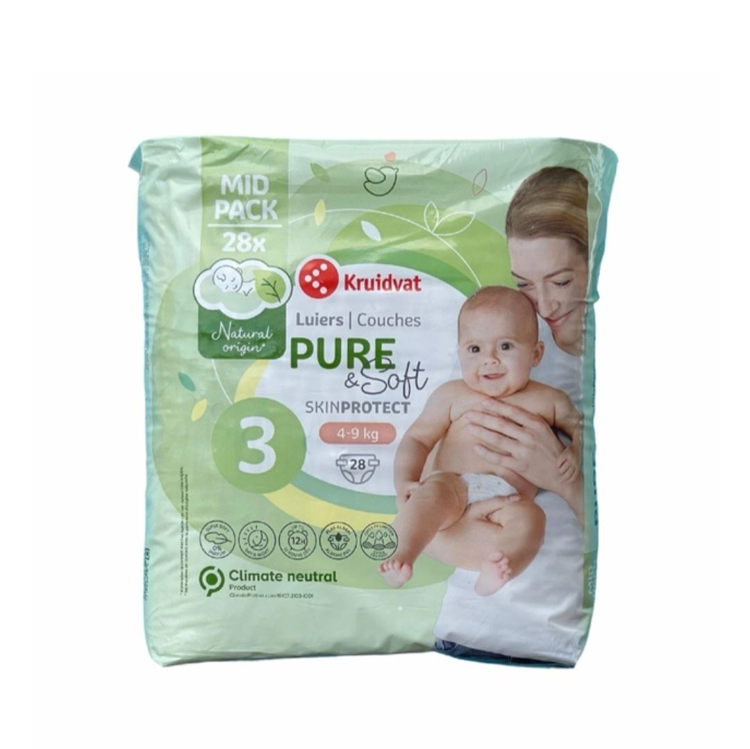 Підгузники Kruidvat Pure Soft 3 / 5