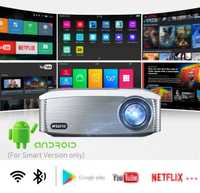LED-проектор WZATCO C6A Smart, Wi-Fi, Android OS 9.0, Full HD 1080P