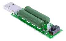 Resistencia de descarga USB para teste baterias com switch - 1A e 2A