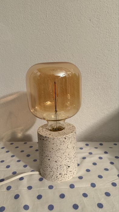 Candeeiro IKEA Lerskiffer com lâmpada Lunnom