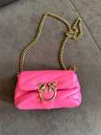Сумка Pinko Love Bag Baby оригінал, рожевий колір