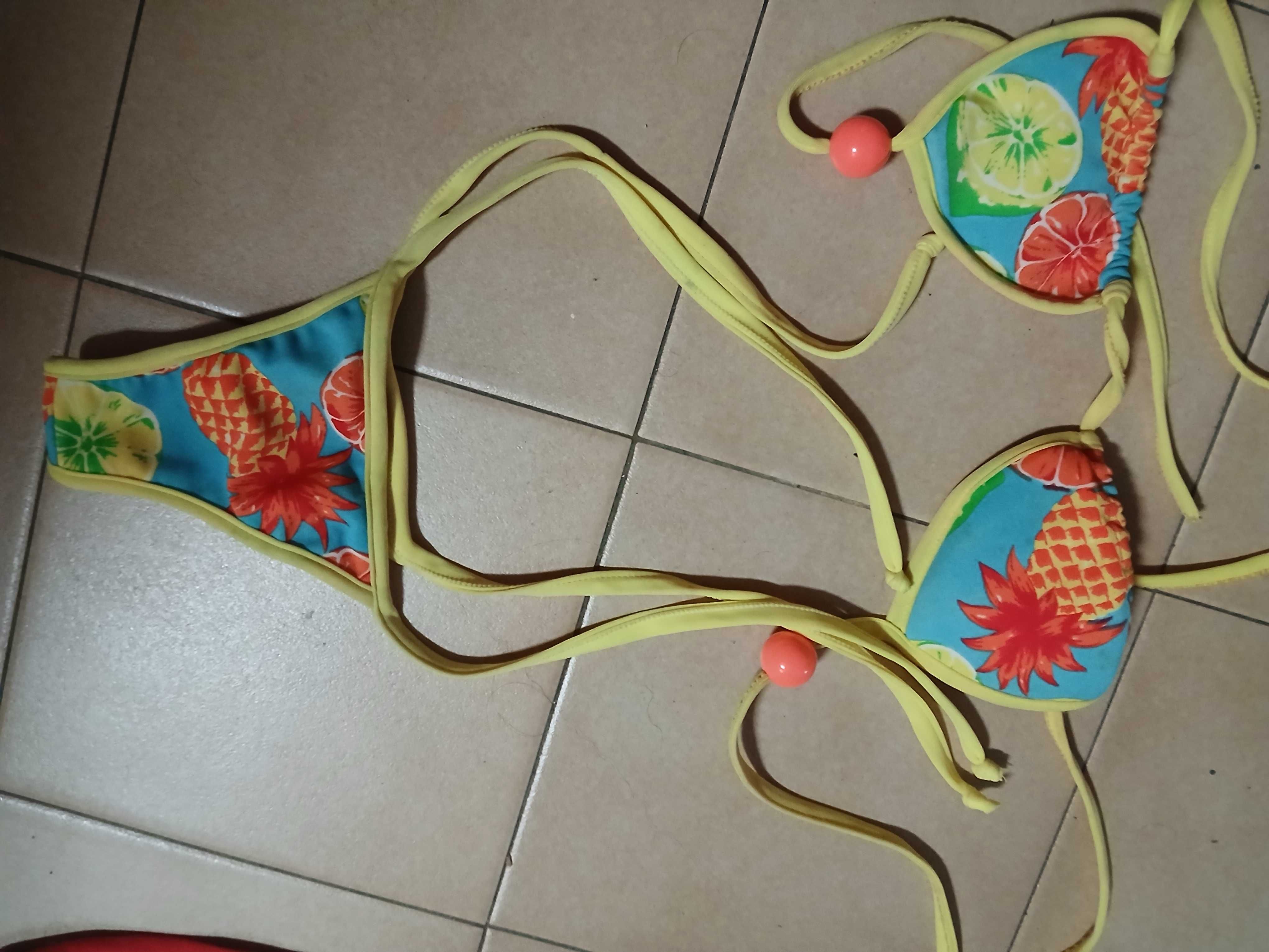 3 bikinis diferentes cores, tamanhos pequenos (valor cada conjunto)