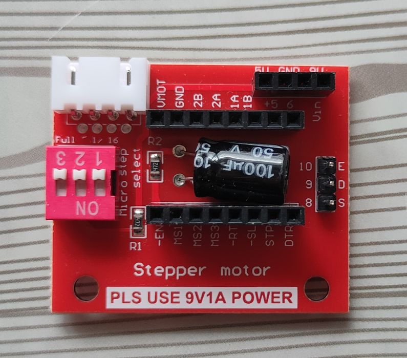 Модуль драйвера шагового двтгателя
