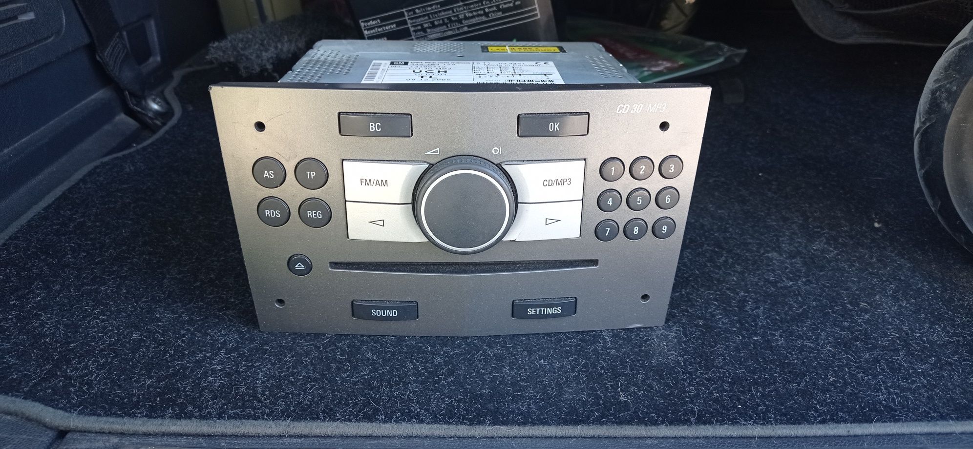 Radio oryginalne zafira b 2006