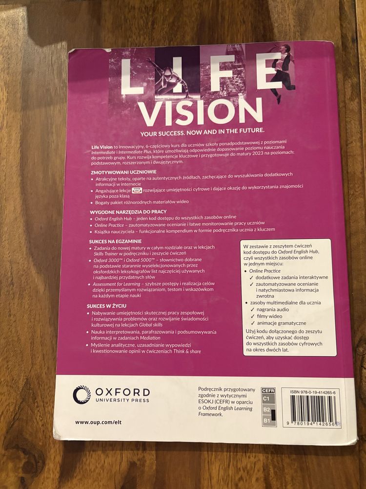 Life vision workbook intermediate plus B1+ nowe