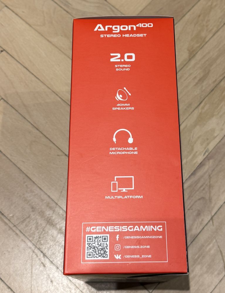 Słuchawki gamingowe Genesis Argon 400 NOWE!