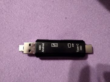 Czytnik kart uniwersalny Usb-c mikro USB