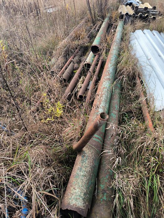 Rura okrągła stalowa 105x3,6mm dł 5,10mb i 2,88mb bezszwowa