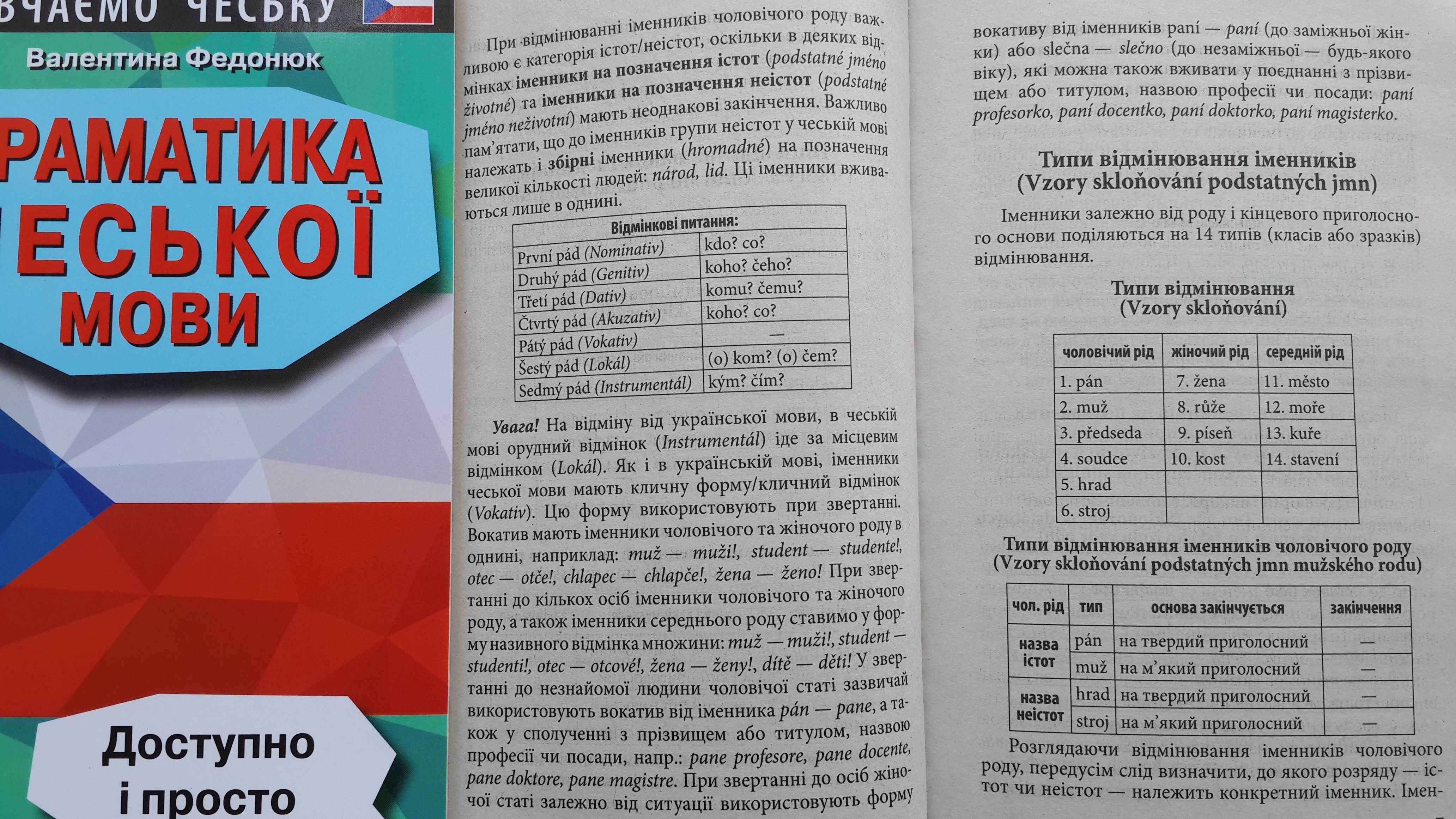 Граматика чеської мови доступно і просто Федонюк В. Арій