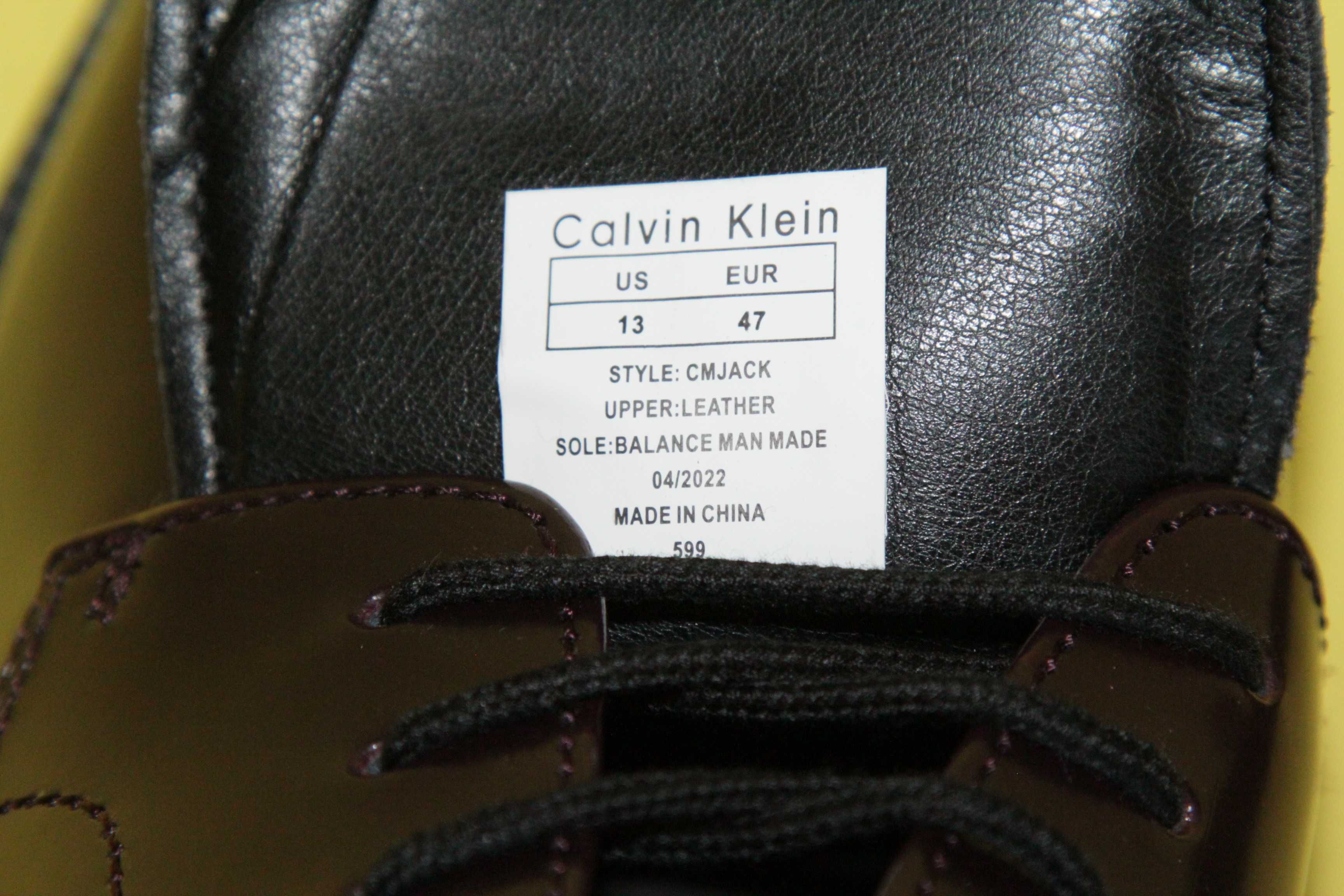 Туфли мужские Calvin Klein, размер 48