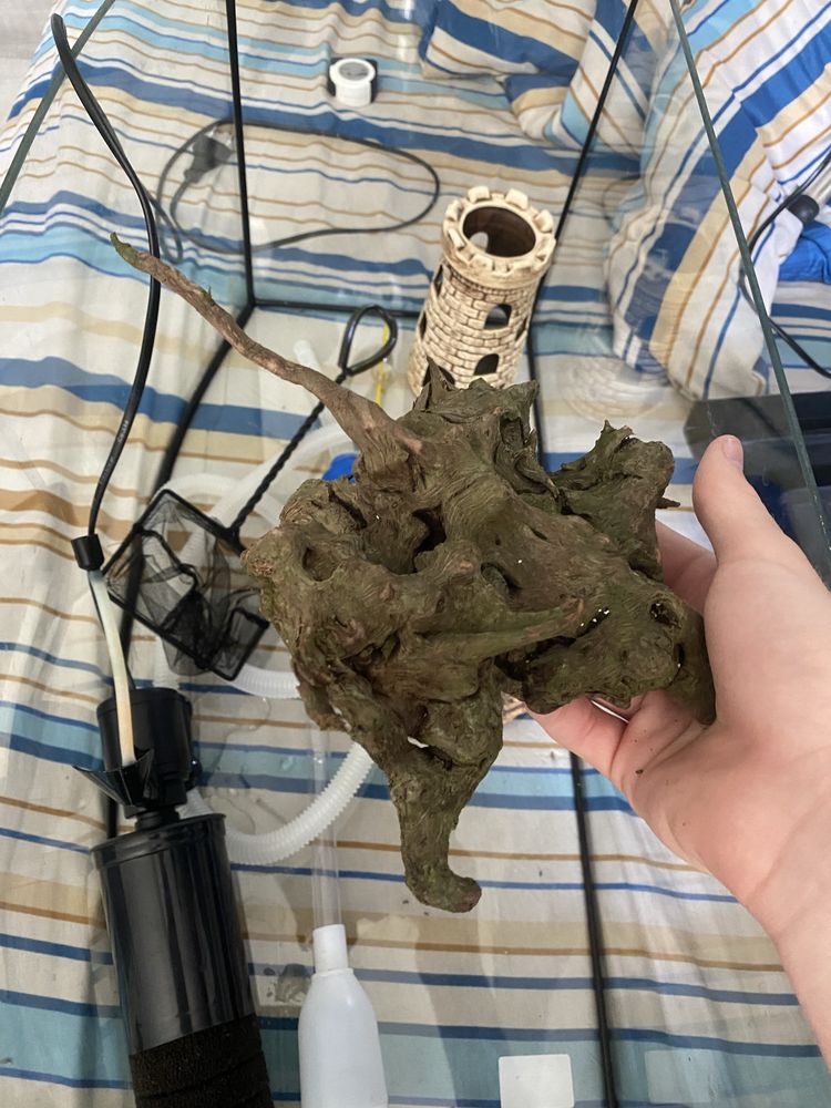 Akwarium 54l panoramiczne z osprzętem