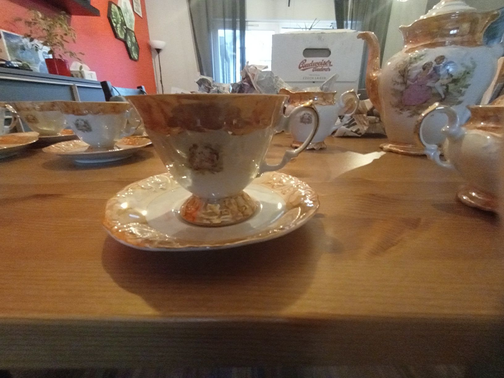 Zestaw kawowy porcelana Wałbrzych