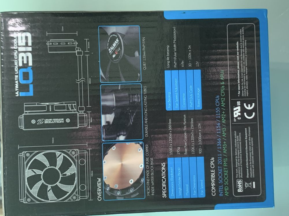 Система рідинного охолодження Zalman LQ 315