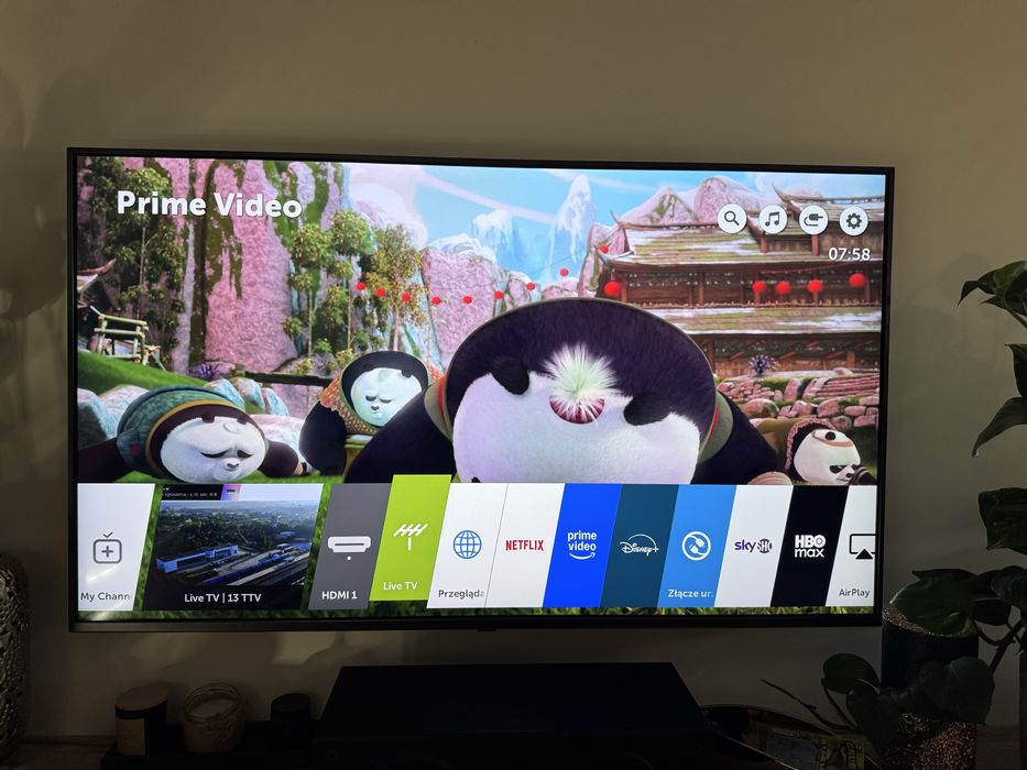 TV 55” LG 55SK8100PLA. 4K HDR 100Hz LED. Telewizor 55 cali. Smart TV