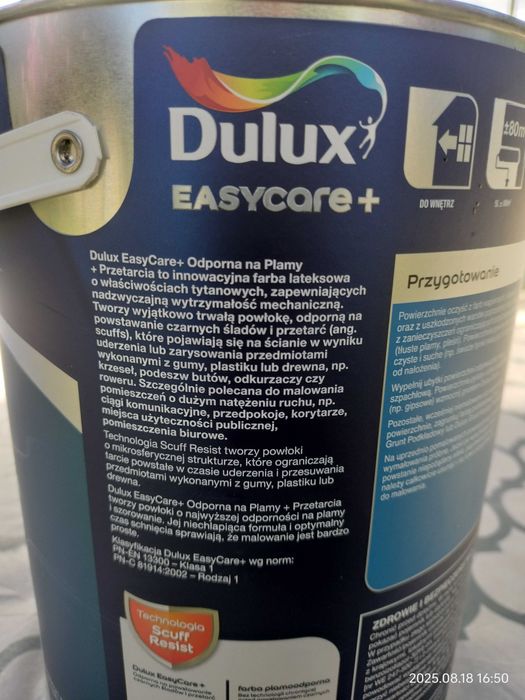 Farba Tytanowa Dulux Easycare +, 5 L