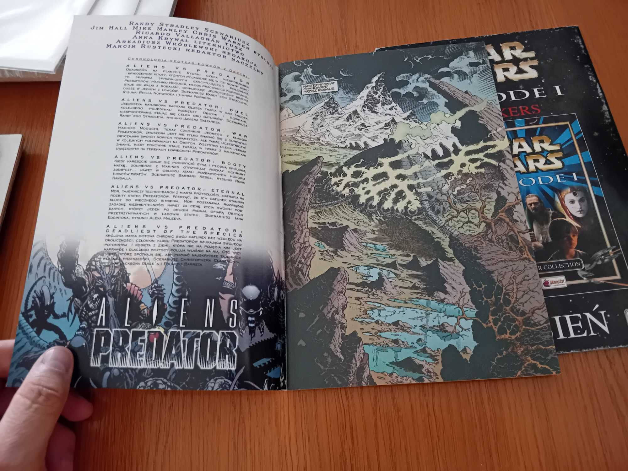 Tm Semic Mega Komiks 99/4 99/5 Aliens vs Predator Wojna czesc 1 i 2