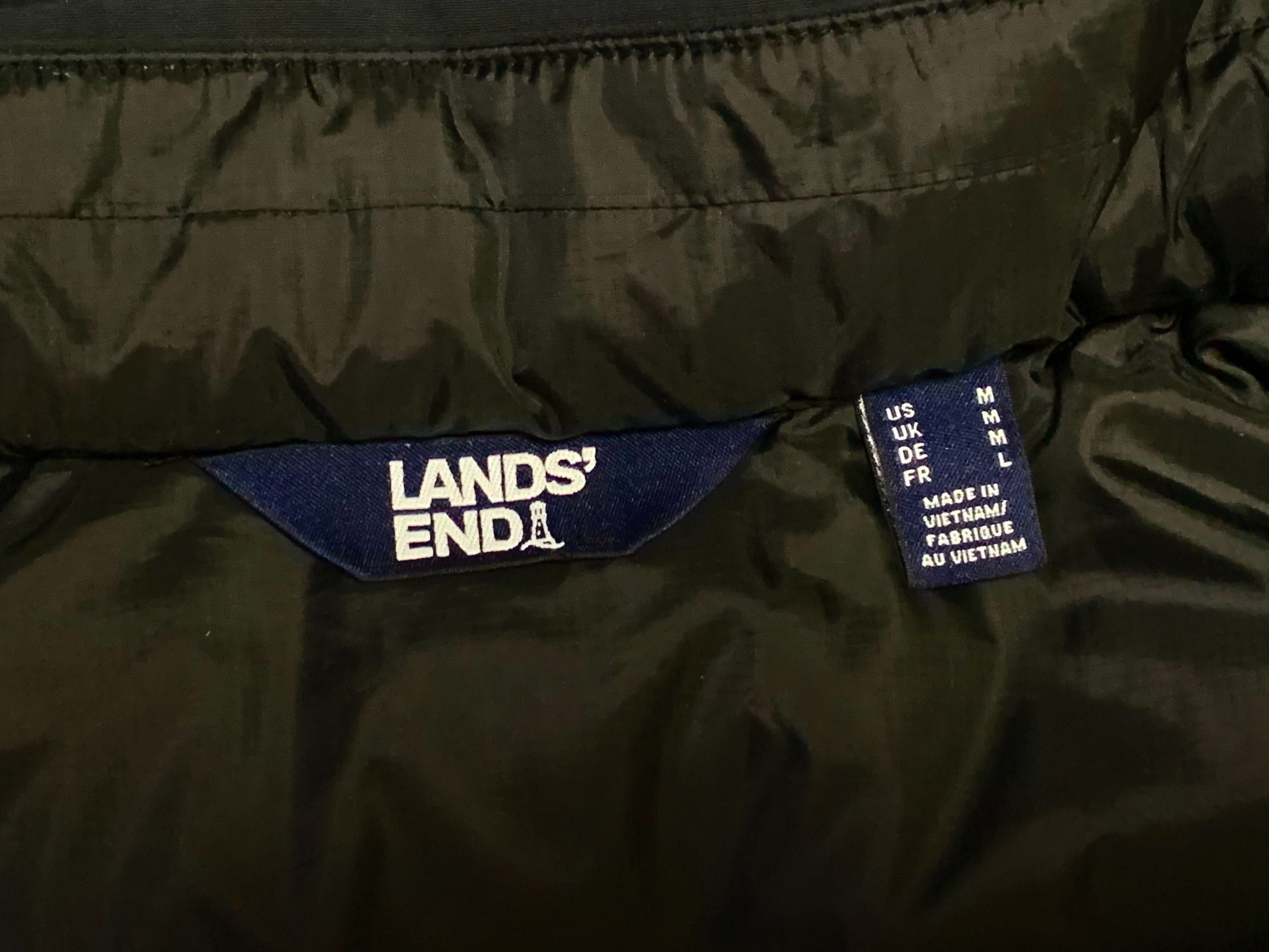 Lands' End_Kurtka Parka Płaszcz Damska Puchowa Pikowana Zima Kurtka_M