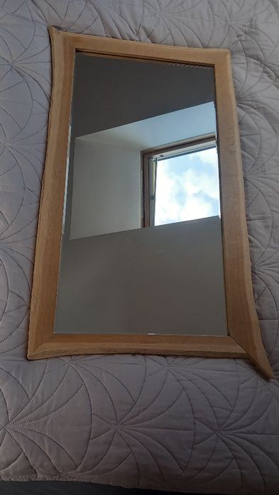 Lustro w oprawie dębowej