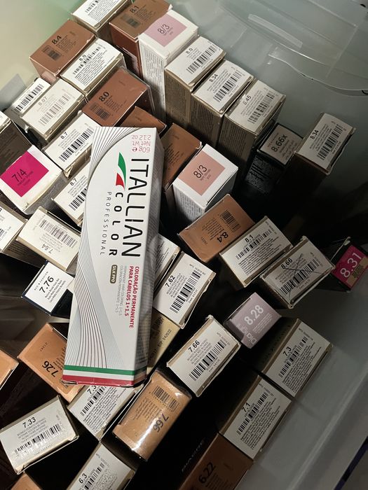 Coleccao de coloracoes para cabelo 200€