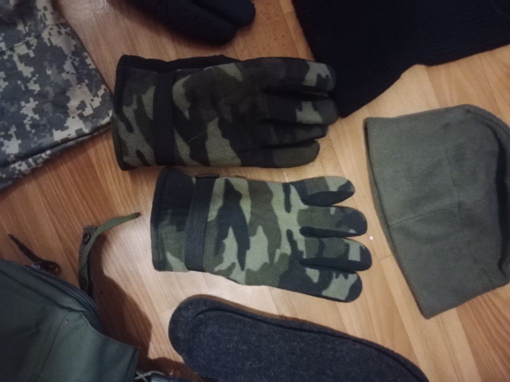 Шапка баф перчатки