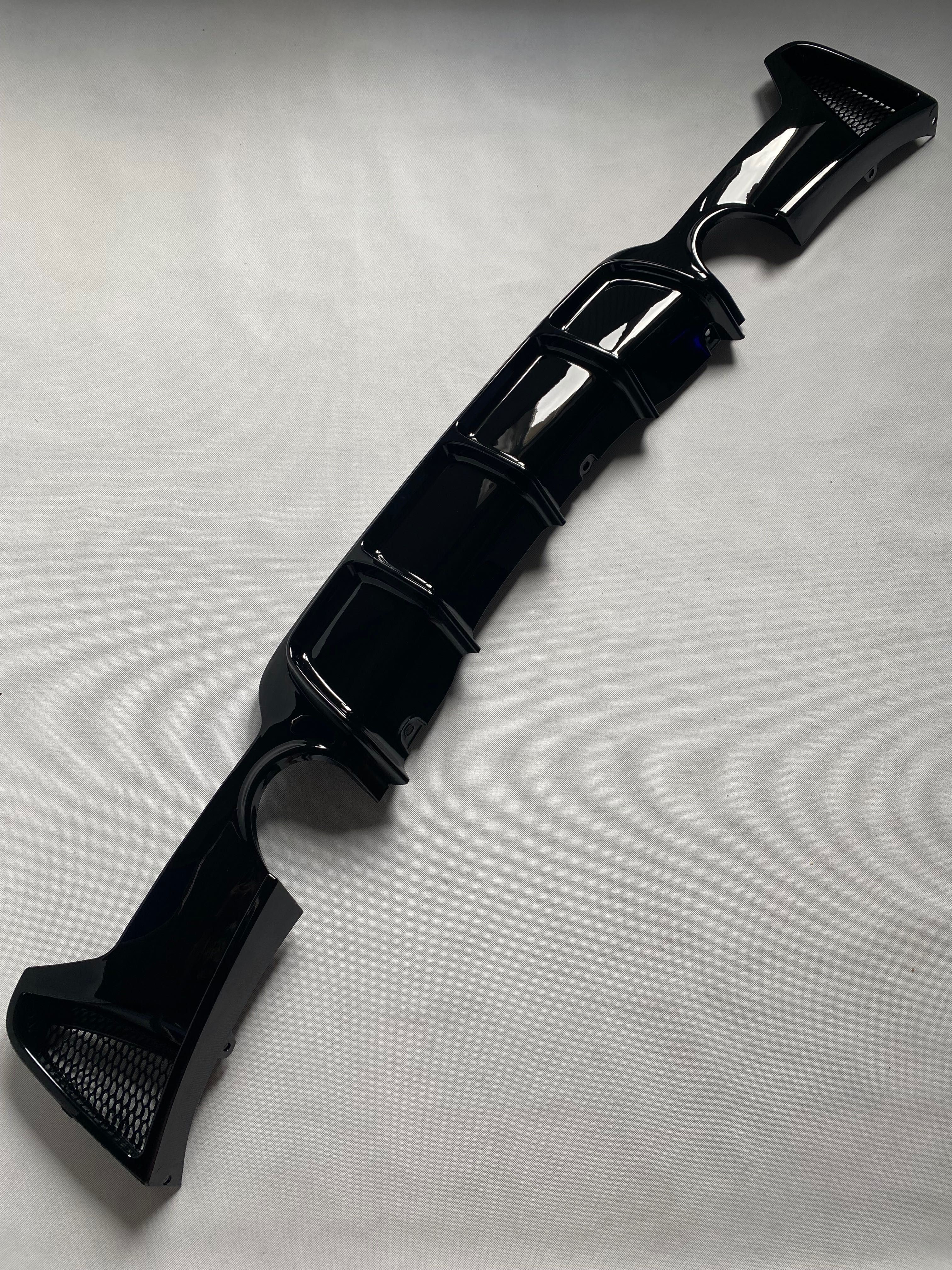 Dyfuzor Spoiler Dokładka BMW 4 F32 F33 F36 CZARNY POŁYSK / CARBON