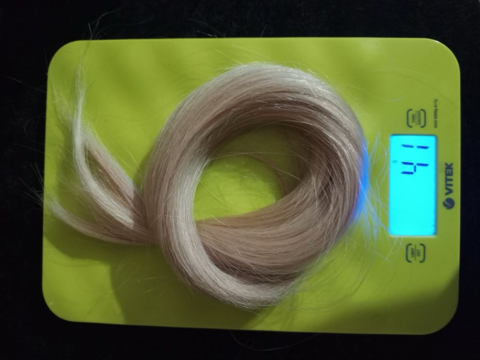 Волосся для нарощування блонд(словянка,натуральні)