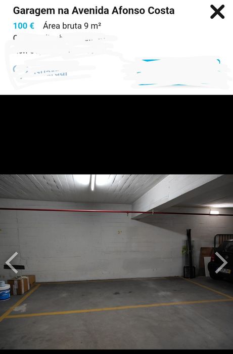 Alugo lugar em garagem Areeiro Lisboa