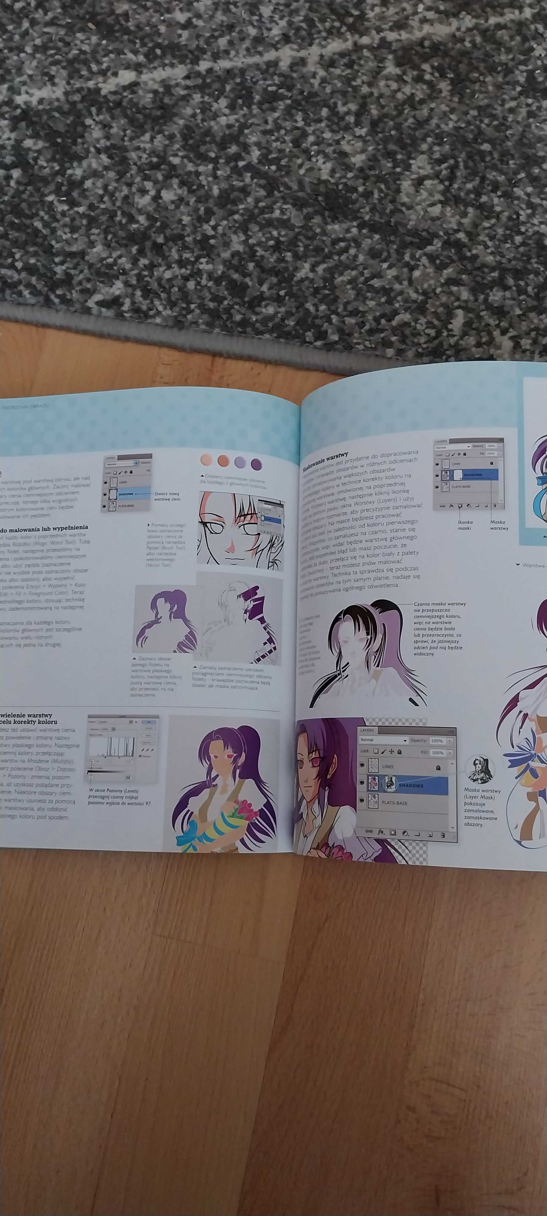 Ksiazka manga podręcznik rysowania.