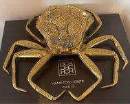 Hamilton Conte Paris Brass Crab Box decoração