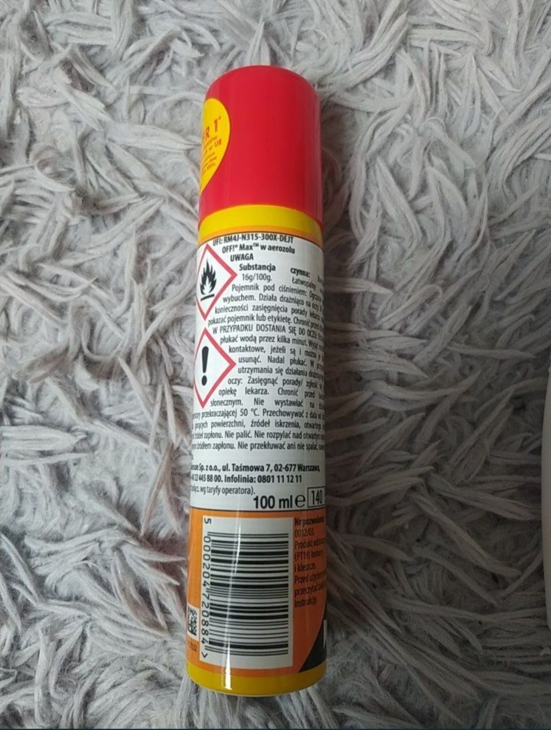 10 sztuk spray na komary i kleszcze Off Max