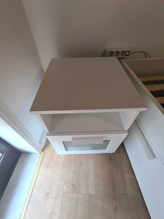 Mesa de cabeceira, branco, 39x41 cm BRIMNES - IKEA