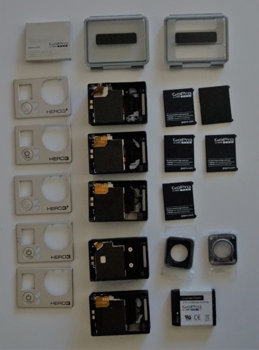 GoPro componentes e acessórios diversos originais