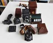 Rolleiflex 6x6 OPTON Te 1;3,5    f=75mm z bogatym wyposażeniem