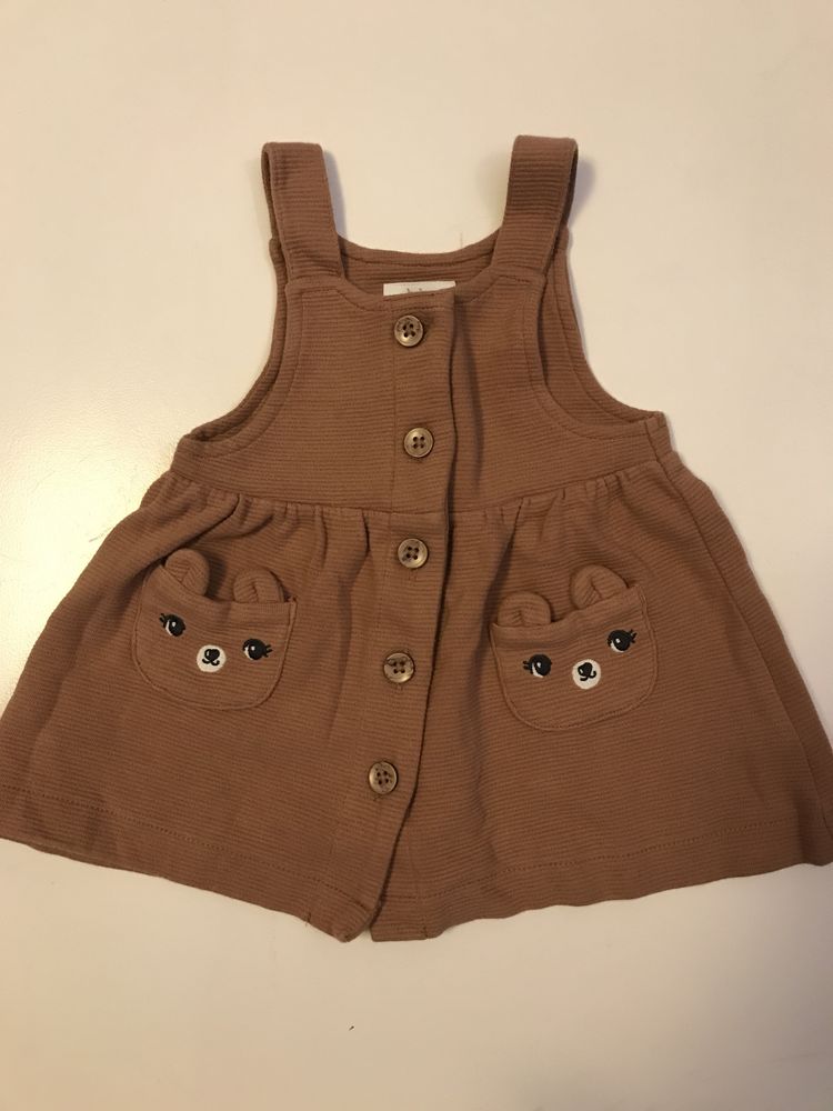 Baby C&A 62 2-3M komplet sukienka i bluzeczka