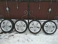 Литые диски Skoda VAG дизайн Trinity r17 5x100, шины Pirelli sottozero