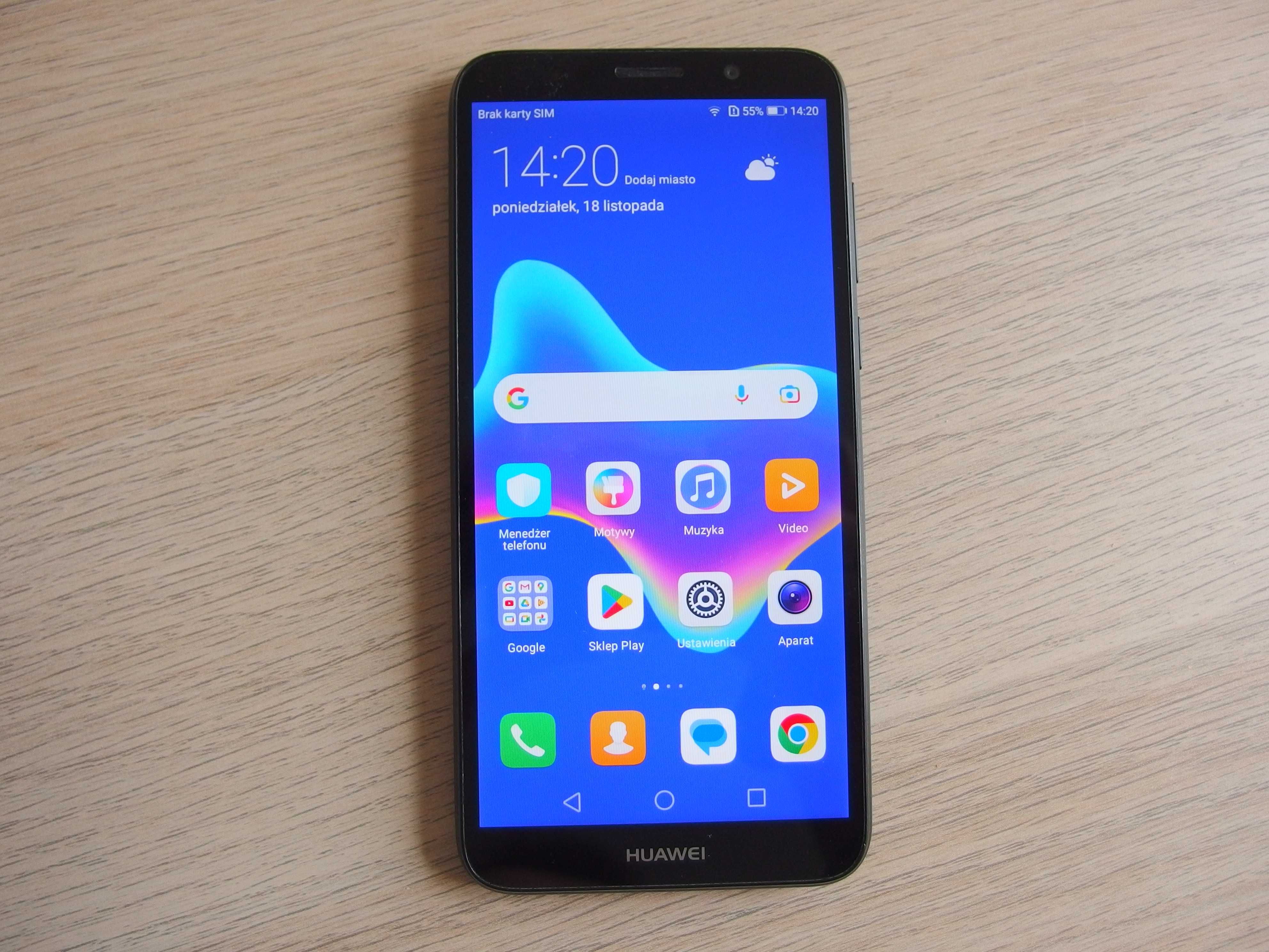 zadbany smartfon telefon HUAWEI Android 8.1 dual SIM