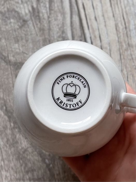 Zestaw kawowy 6 osobowy porcelana kristoff fine porcelain