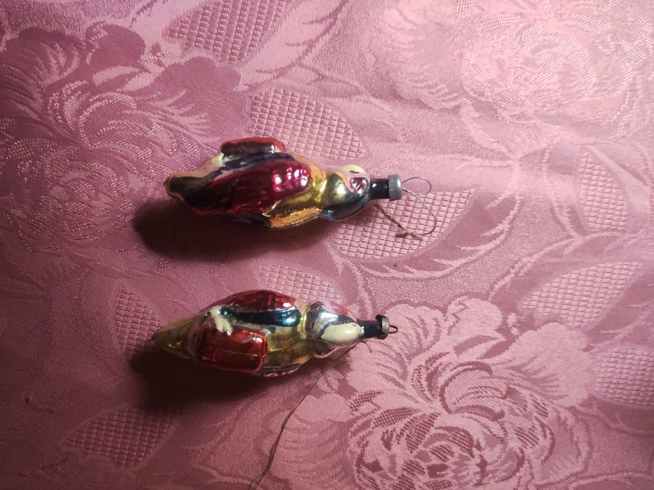 Игрушки новогодние старинные.