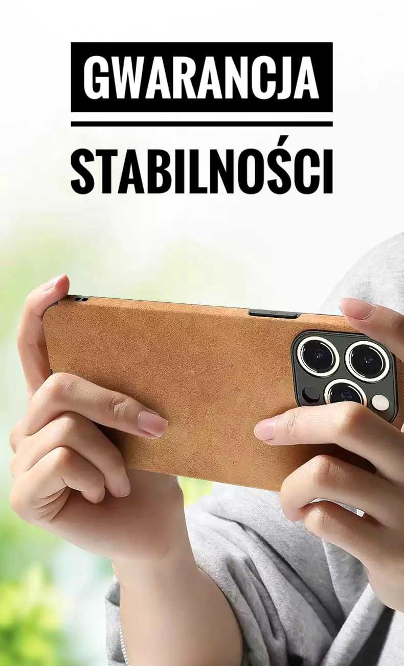 iPhone 14 Etui - Eleganckie, Skóra.