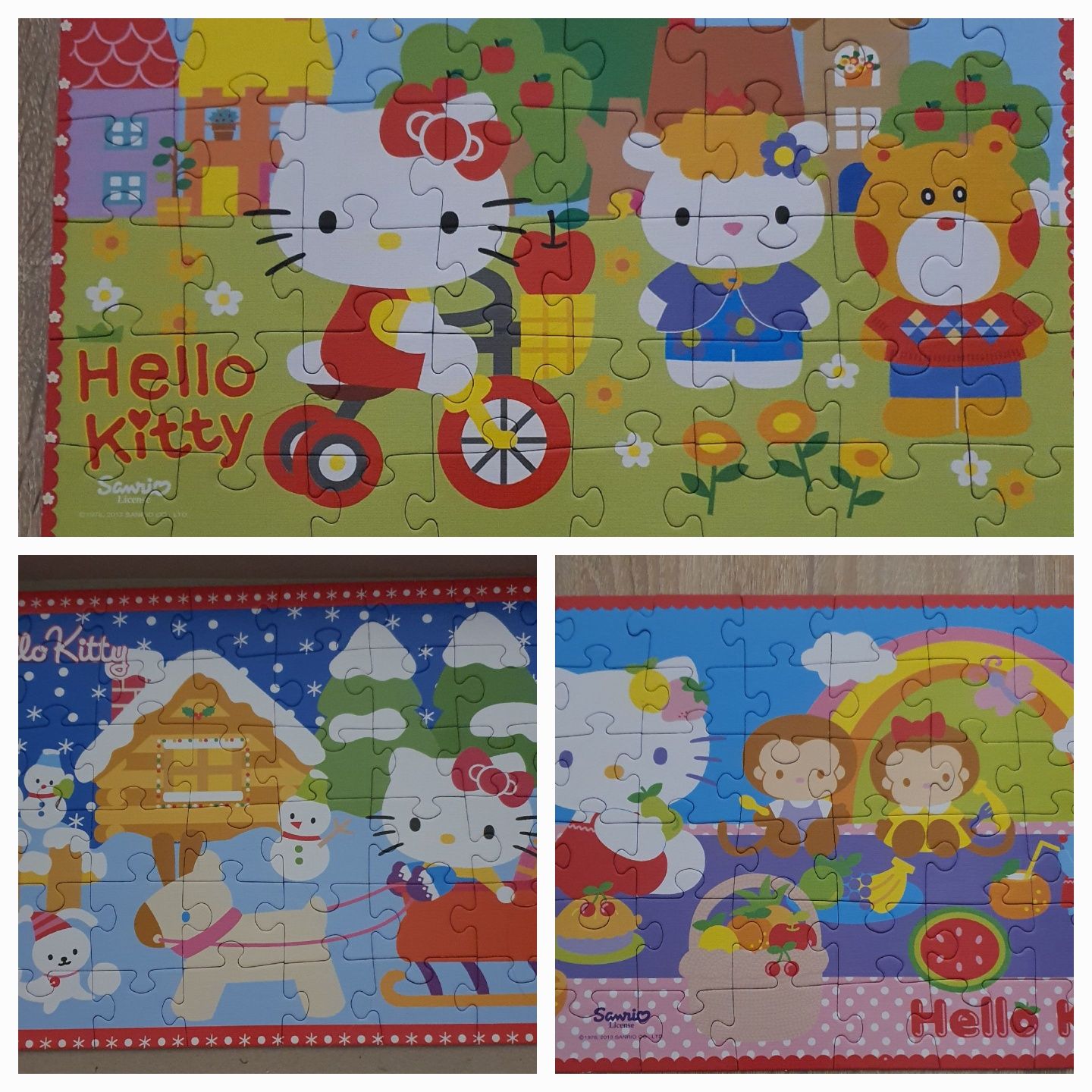 Puzzle Hello Kitty 3 x 48 elementów
