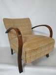 FOTEL art deco secesyjny w stylu HALABALA lata 50