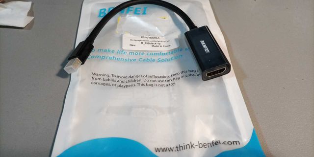 BENFEI Adapter Mini DisplayPort na HDMI