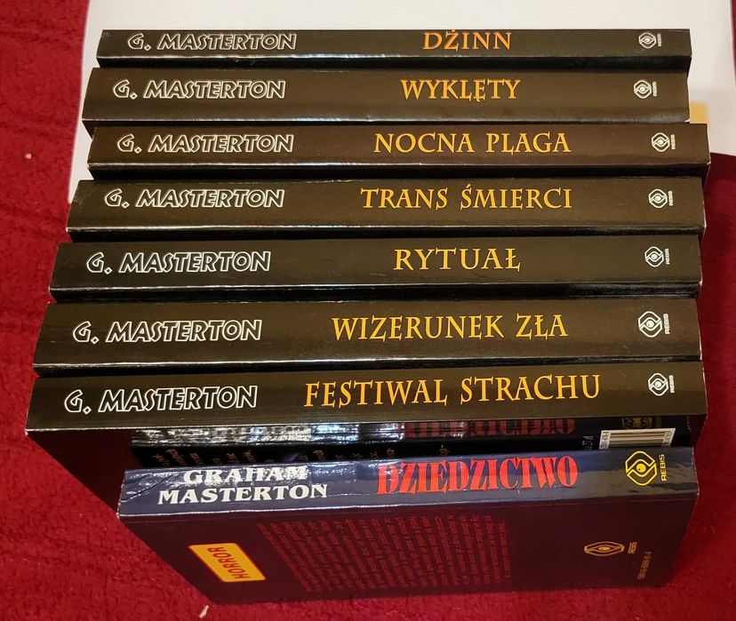 Graham Masterton 8 książek Dziedzictwo Dżinn Rytuał Wyklęty