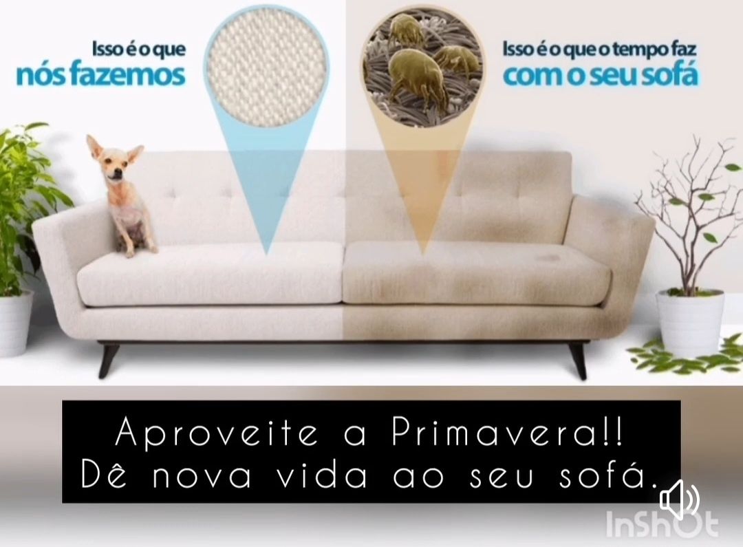 Limpeza de sofas,estofos e carpetes