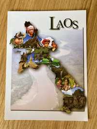 Kartka pocztowa z Laosu