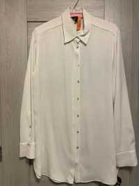 Koszula bluzka Massimo Dutti r. 40 kremowa